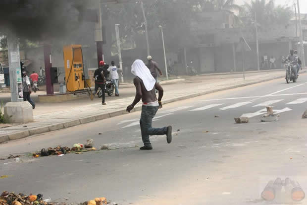 Manifestation dans les rues de Lomé. L’Opposition contre le parti Unir