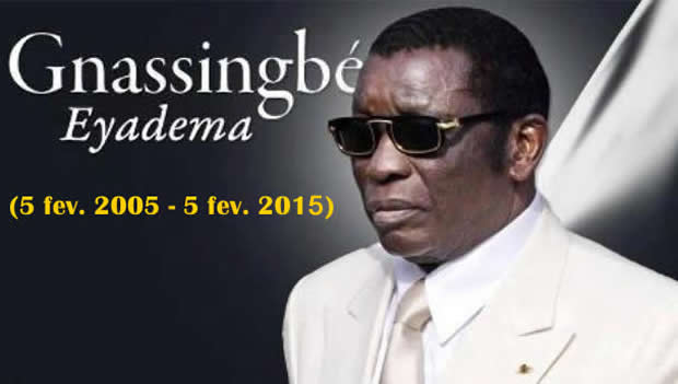 Commémoration du 10e anniversaire de la mort du Président Gnassingbé Eyadema