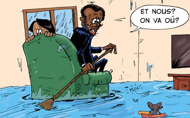 Grande pluie ce mercredi à Lomé: Des quartiers inondés…