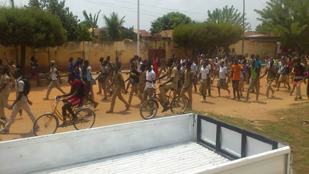 Nouvelle manifestation des élèves ce mercredi à Gléi, Kpélé, Wahala