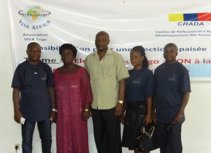 Le CRADA et Viva Togo Forment sur la non violence en période électorale