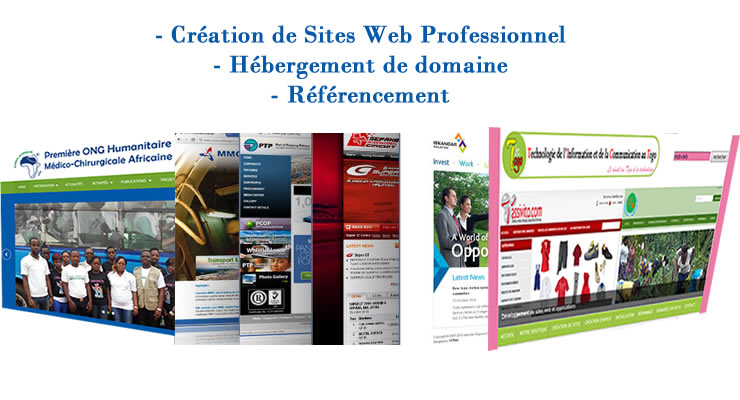 creation site web au Togo