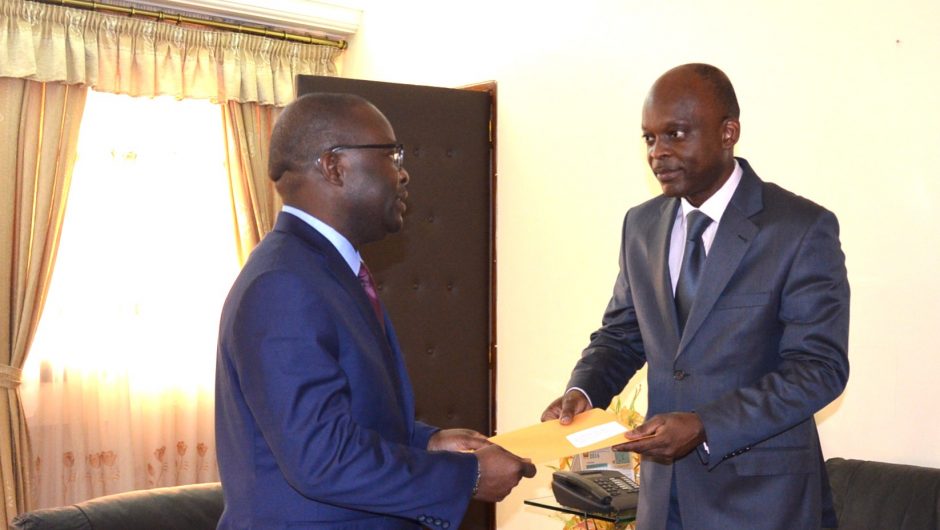 UNFPA-Togo: Lettres de créances de Saturnin Epié à Robert Dussey