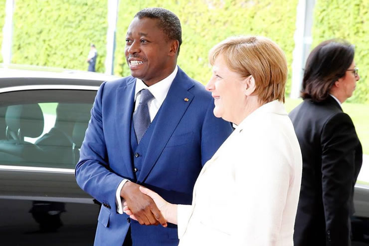 Angela Merkel : “Le Togo est sur la voie du progrès”