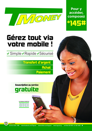 TMoney de Togocel, le produit phare de transfert d’argent, d’achat et de paiement au Togo