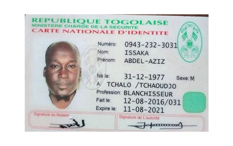 Un béninois en cavale au Togo arrive à obtenir une carte d’identité nationale
