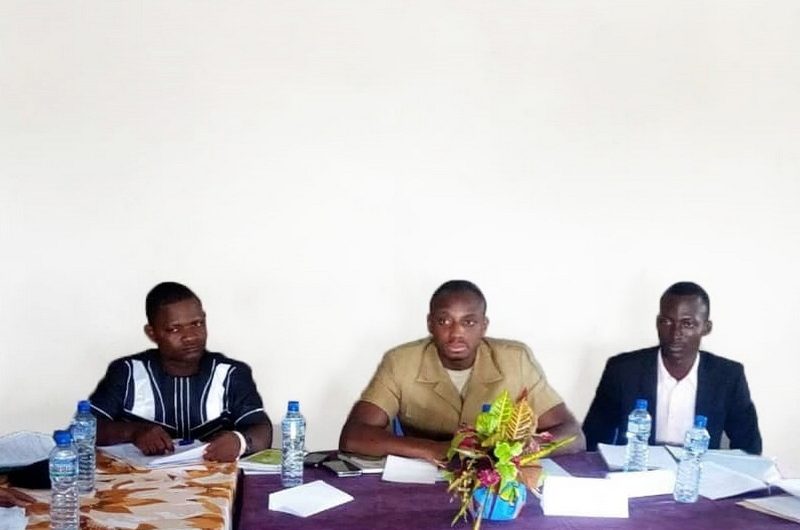 Le Maire Mey Gnasssingbé a dirigé la première réunion du Conseil municipal de sa commune