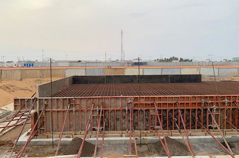 La première phase de la construction de la centrale Kekeli bientôt achevée.