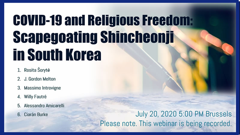 COVID-19 et la liberté religieuse : Shincheonji bouc émissaire en Corée du Sud